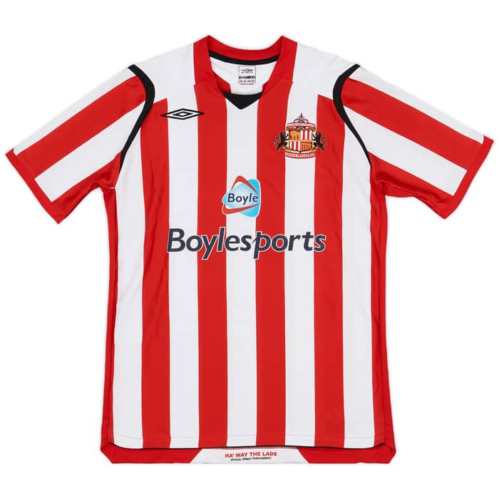 2008-09 Sunderland Home Shirt Yorke #19 - 9/10 - (L)