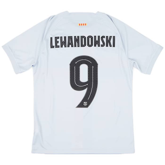 2022-23 Barcelona Third Shirt Lewandowski #9 - 10/10 - (M)