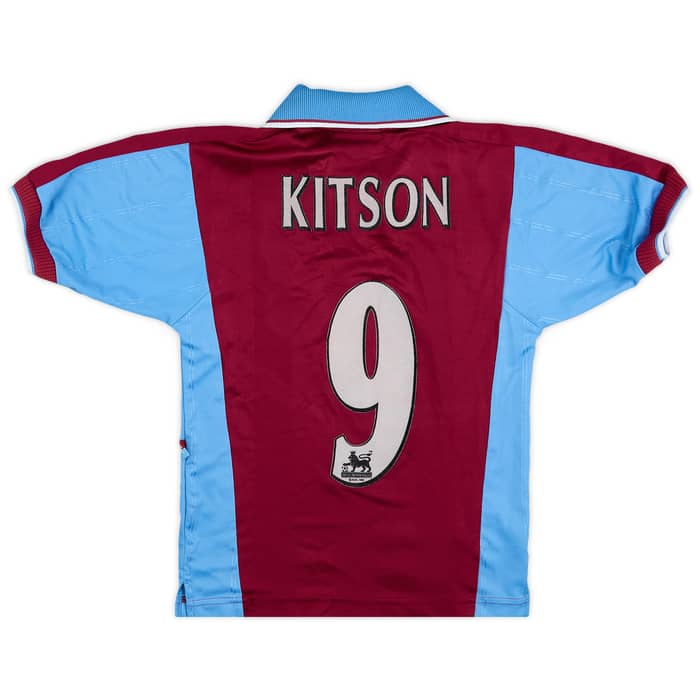 1997-98 West Ham Home Shirt Kitson #9 - 6/10 - (S.Boys)