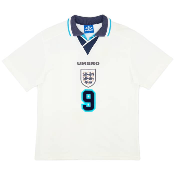 1995-97 England Home Shirt Shearer #9 - 7/10 - (M)