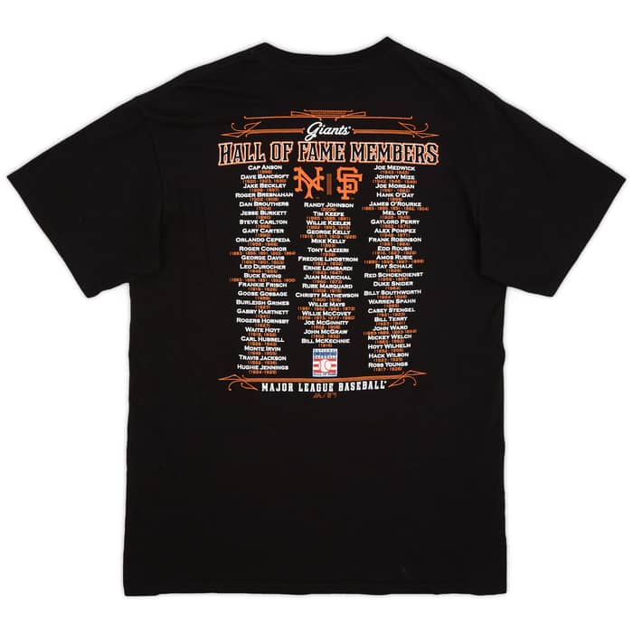 2015 San Francisco Giants Hall of Fame Members Majestic Tee - 9/10 - (M)