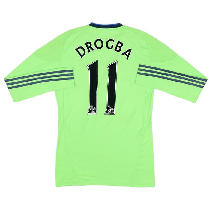 2010-11 Chelsea Player Issue TechFit Third L/S Shirt Drogba #11 (L)