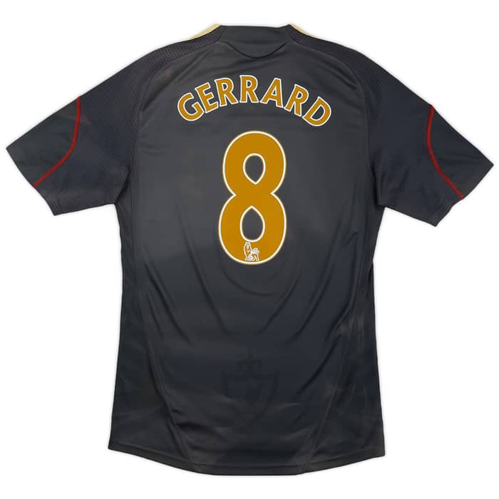 2009-10 Liverpool Away Shirt Gerrard #8 - 4/10 - (M)