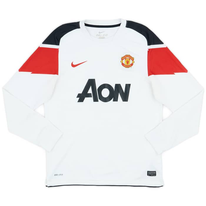 2010-12 Manchester United Away L/S Shirt Berbatov #9 - 6/10 - (M)