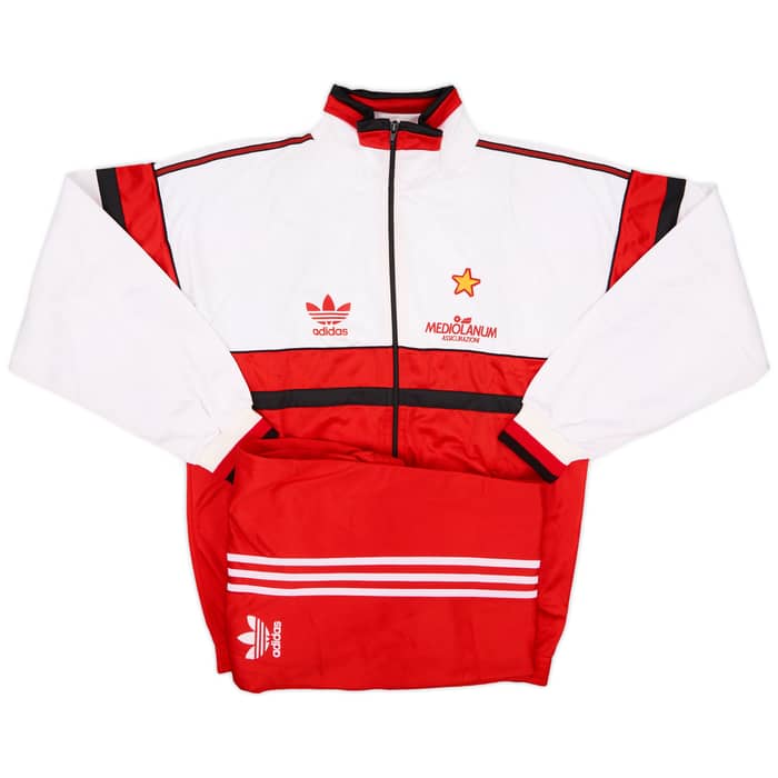 1990-92 AC Milan adidas Tracksuit - 6/10 - (M)