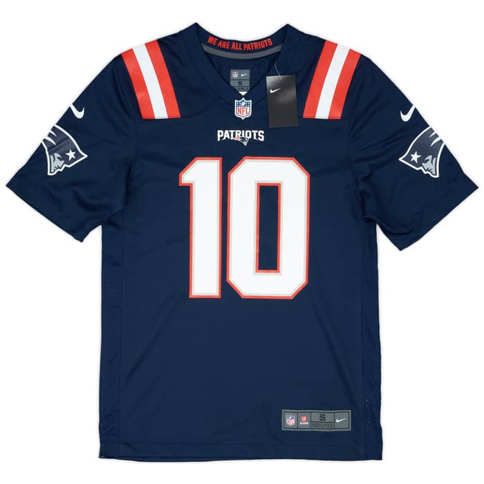 2021-23 New England Patriots Jones #10 Nike Game Home Jersey (S)
