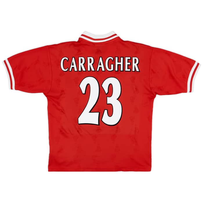 1996-98 Liverpool Home Shirt Carragher #23 - 8/10 - (M)