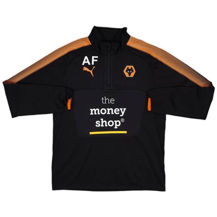 2017-18 Wolves Puma Staff Issue 1/4 Zip Training Top AF - 9/10 - (M)