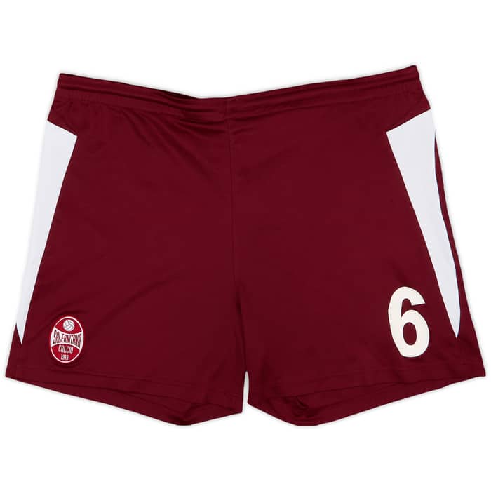 2007-08 Salernitana Home Shorts #6 - 9/10 - (L)