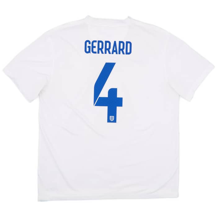 2014-15 England Home Shirt Gerrard #4 - 5/10 - (XL)