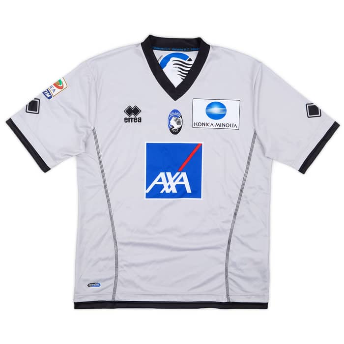 2013-14 Atalanta Match Issue Signed Third Shirt Lucchini #3