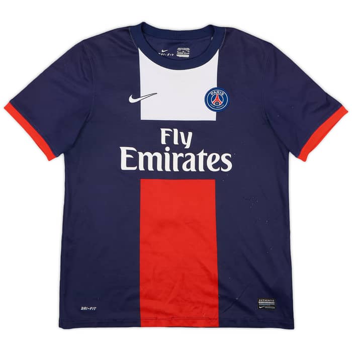 2013-14 Paris Saint-Germain Home Shirt T. Silva #2 - 5/10 - (XL.Boys)