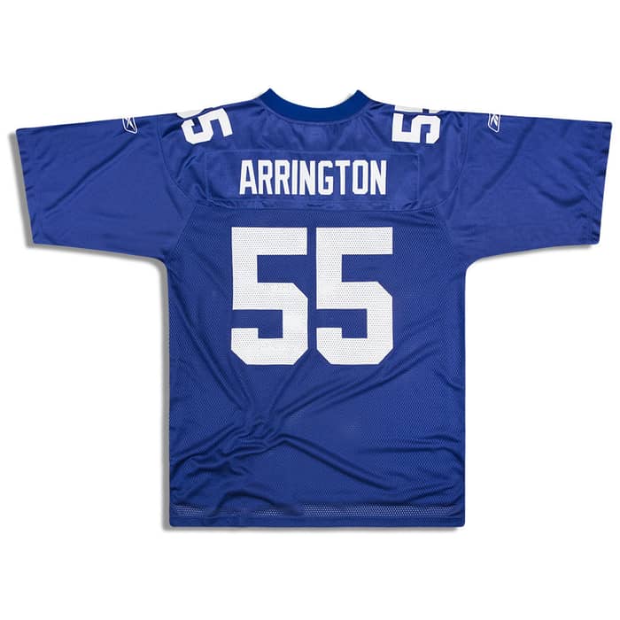2006 New York Giants Arrington #55 Reebok On Field Jersey (Home) L