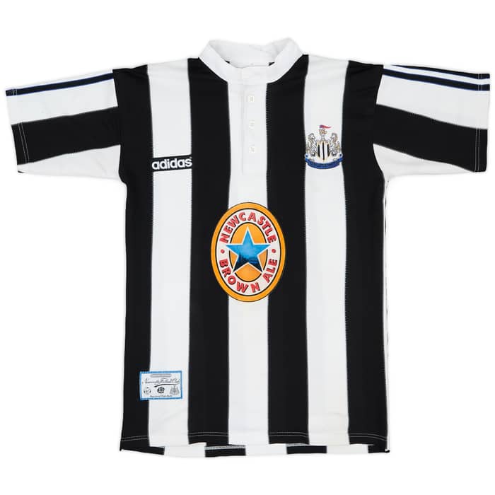 1995-97 Newcastle Home Shirt Shearer #9 - 6/10 - (S)