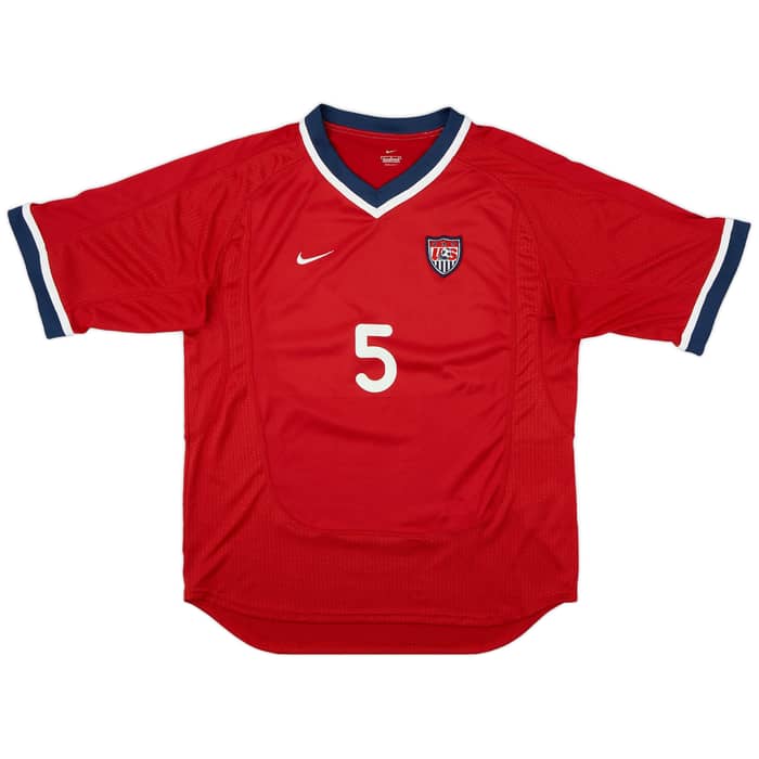 2000-02 USA Away Shirt O'Brien #5 - 6/10 - (L)