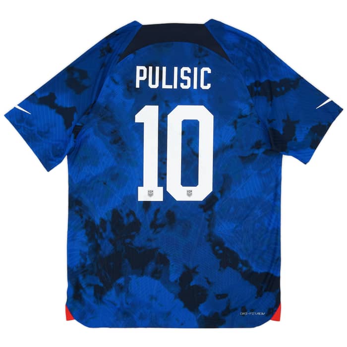 2022-23 USA Authentic Away Shirt Pulisic #10