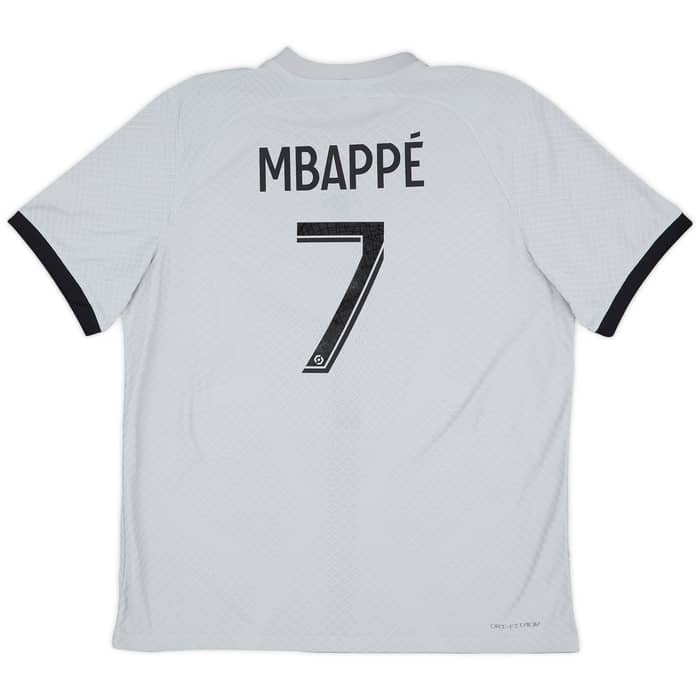 2022-23 Paris Saint-Germain Authentic Away Shirt Mbappe #7 - 10/10 - (XL)