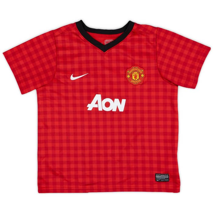 2012-13 Manchester United Home Shirt v. Persie #20 - 6/10 - (7-8 Years)