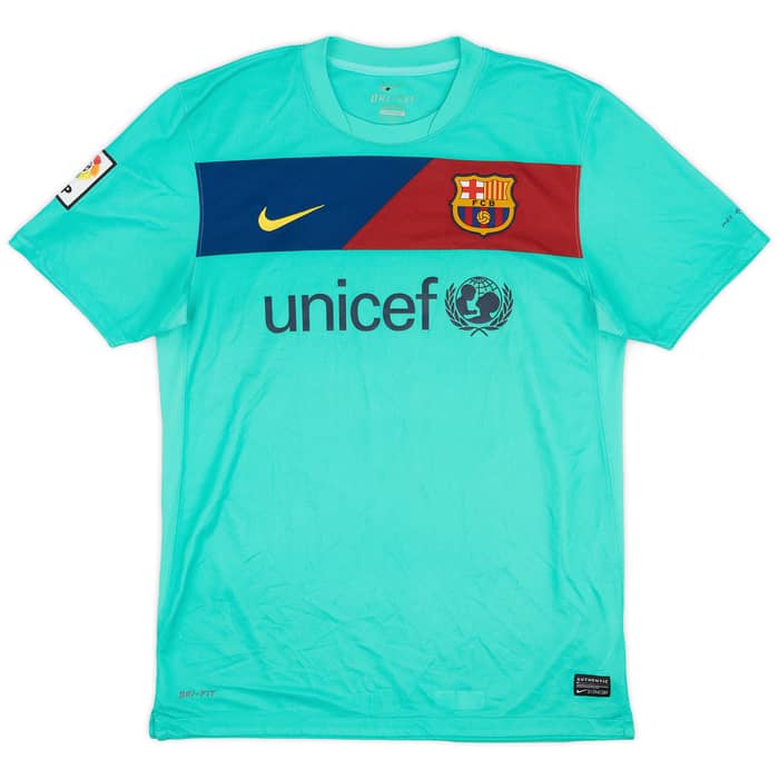 2010-11 Barcelona Away Shirt Messi #10 - 9/10 - (M)