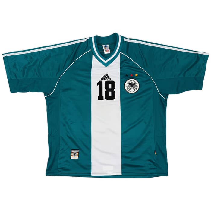 1998-00 Germany Away Shirt Klinsmann #18 - 8/10 - (XL)