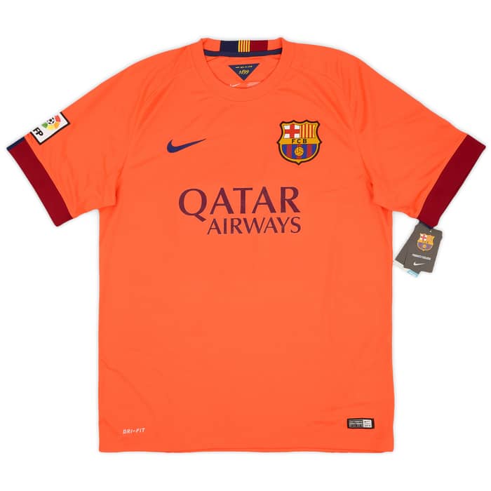 2014-15 Barcelona Away Shirt Messi #10 (L)