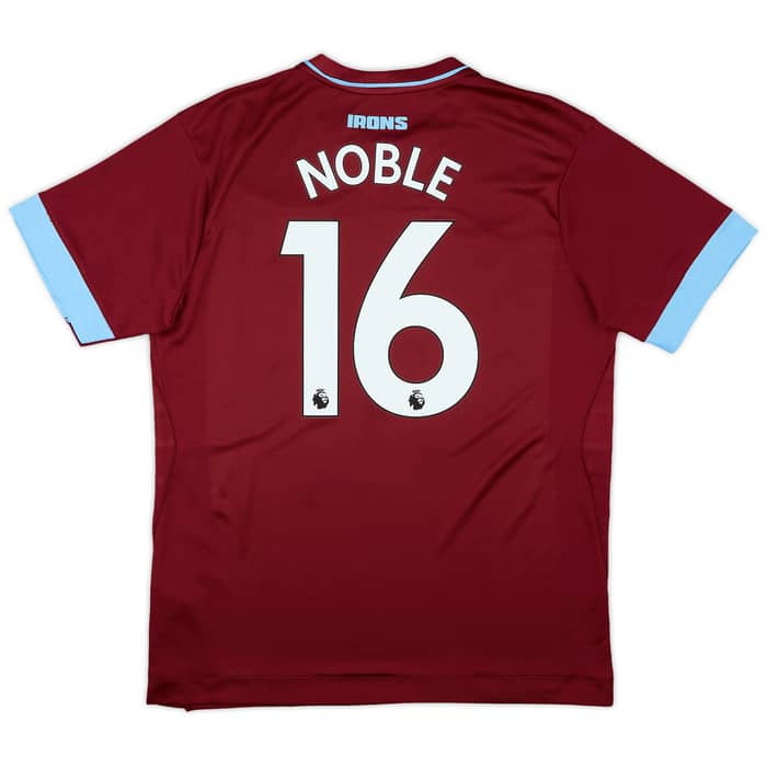 2018-19 West Ham Home Shirt Noble #16 - 6/10 - (XL)