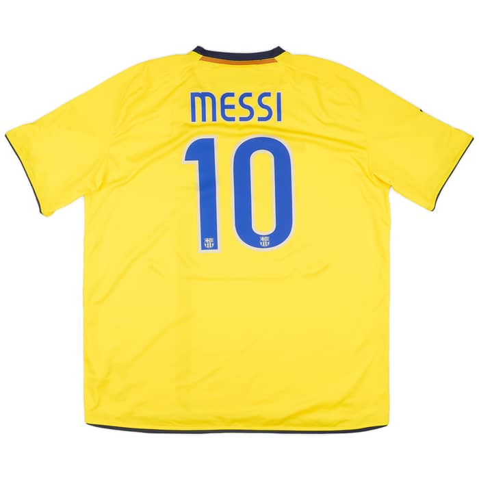 2008-10 Barcelona Away Shirt Messi #10 - 8/10 - (XXL)