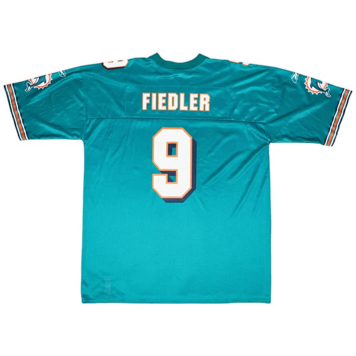 2001 Miami Dolphins Fiedler #9 Reebok Home Jersey - 7/10 - (XXL)