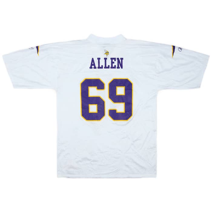2008-11 Minnesota Vikings Allen #69 Reebok Replica Away Jersey - 7/10 - (L)