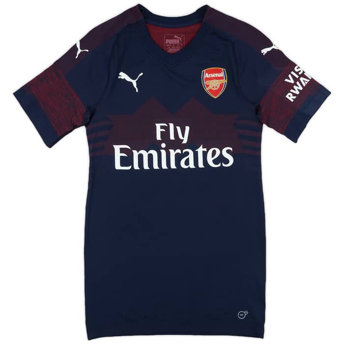 2018-19 Arsenal Match Issue Away Shirt Lucas #28