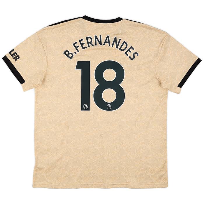 2019-20 Manchester United Away Shirt B.Fernandes #18 - 8/10 - (XL)