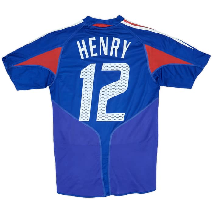 2004-06 France Home Shirt Henry #12 - 5/10 - (S)
