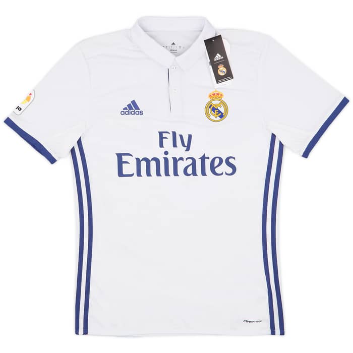 2016-17 Real Madrid Home Shirt Benzema #9 (S)