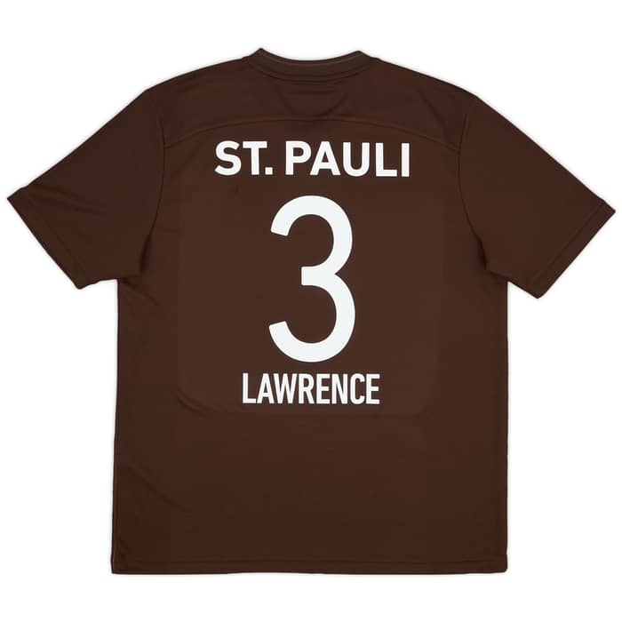 2021-22 St Pauli Home Shirt Lawrence #3 - 7/10 - (XL)