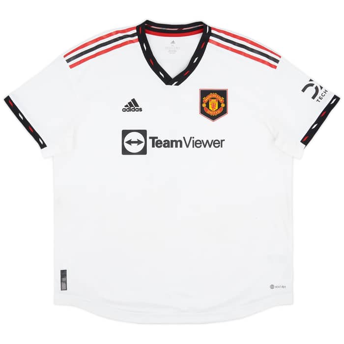 2022-23 Manchester United Authentic Away Shirt Martinez #6 - 6/10 - (XXL)