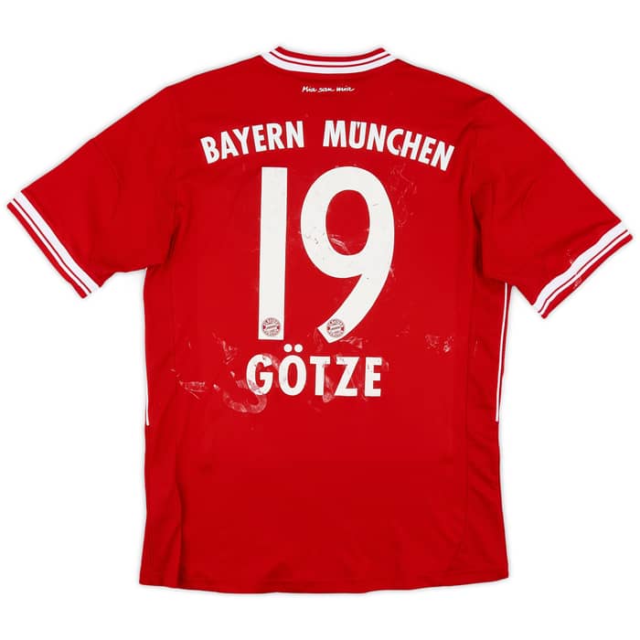 2013-14 Bayern Munich Home Shirt Gotze #19 - 3/10 - (XL.Boys)