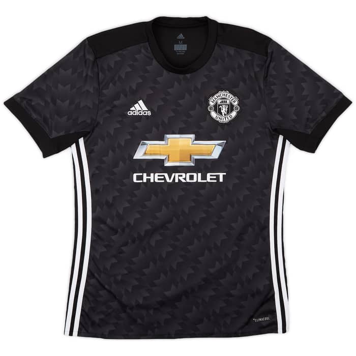 2017-18 Manchester United Away Shirt Valencia #25 - 9/10 - (M)