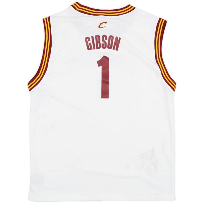 2010-13 Cleveland Cavaliers Gibson #1 adidas Home Jersey - 5/10 - (XL.Boys)