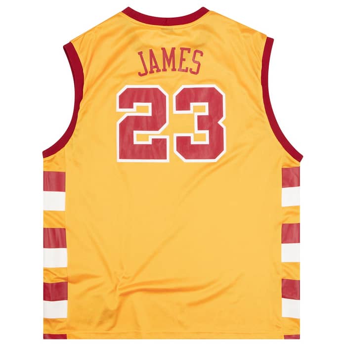 1975-76 Cleveland Cavaliers James #23 Reebok Hardwood Classics Jersey (Home) XXL