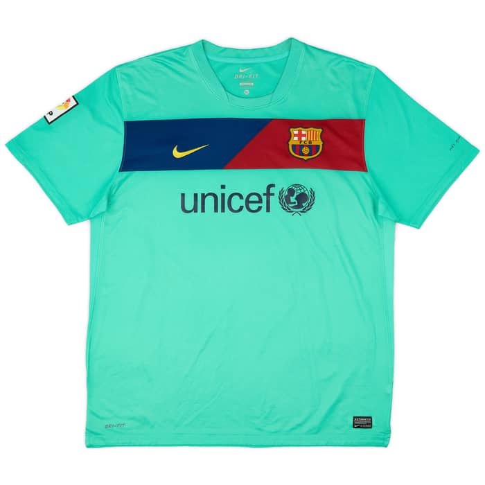 2010-11 Barcelona Away Shirt Messi #10 - 7/10 - (XL)