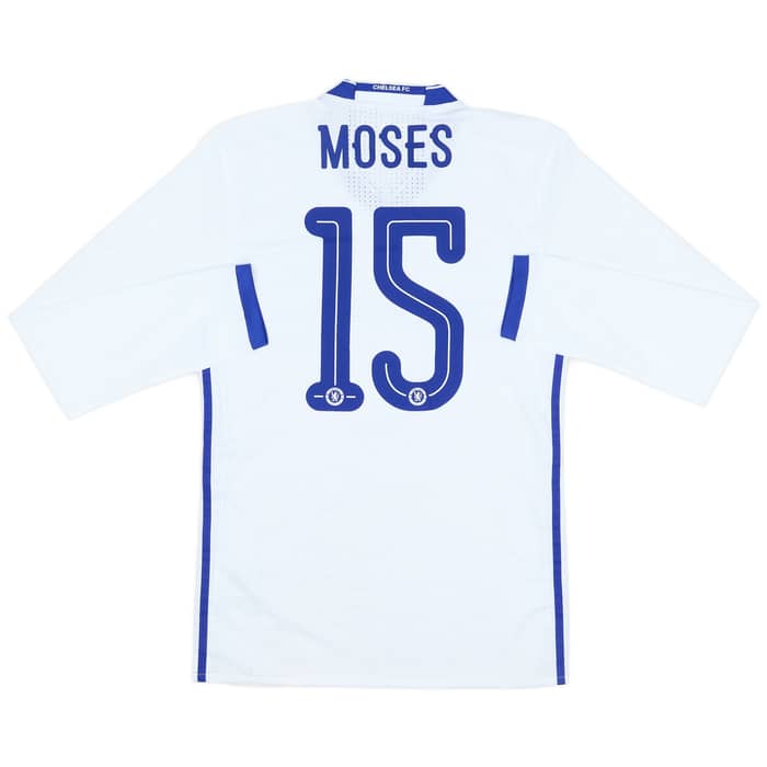 2016-17 Chelsea Player Issue Third L/S Shirt Moses #15 (M)