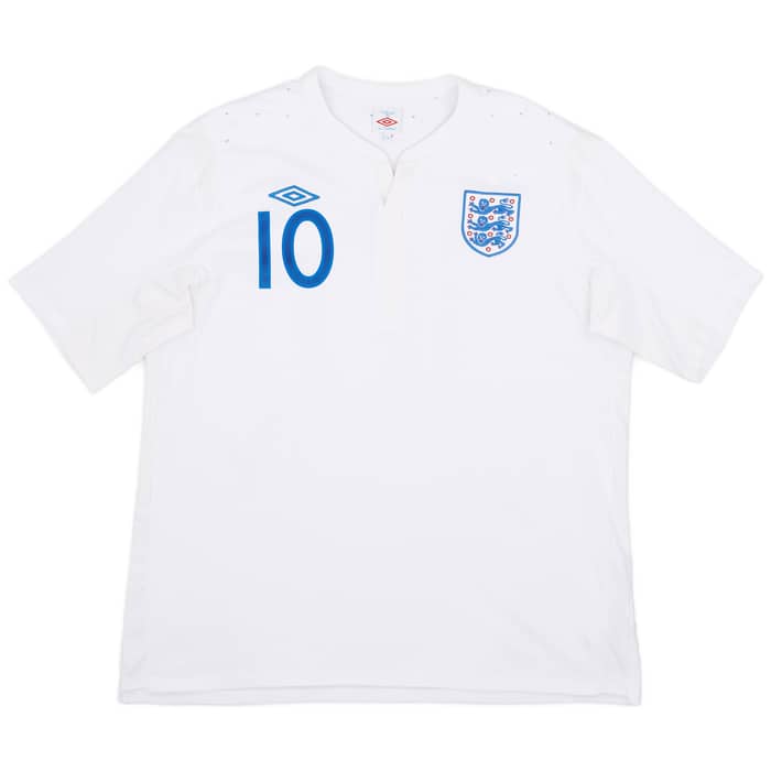 2010-11 England Home Shirt Rooney #10 - 9/10 - (XXL)