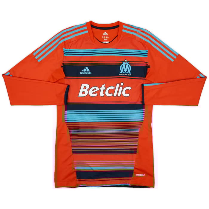 2011-12 Olympique Marseille Player Issue TechFit Third L/S Shirt Lucho #8 - 10/10 - (XL)