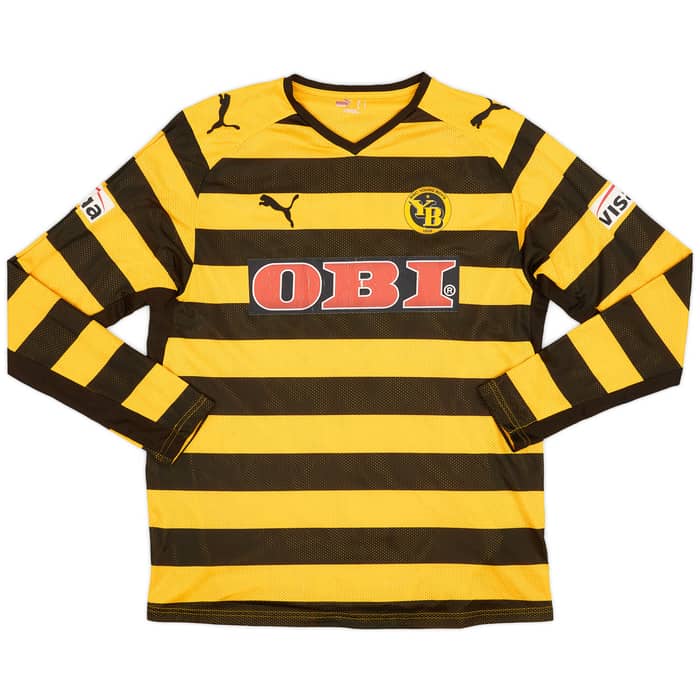 2009-10 Young Boys Player Issue Home L/S Shirt - 7/10 - (L)