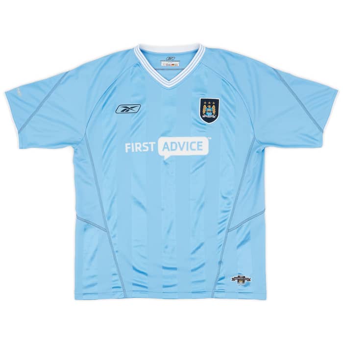 2003-04 Manchester City Home Shirt Anelka #39 - 8/10 - (L)