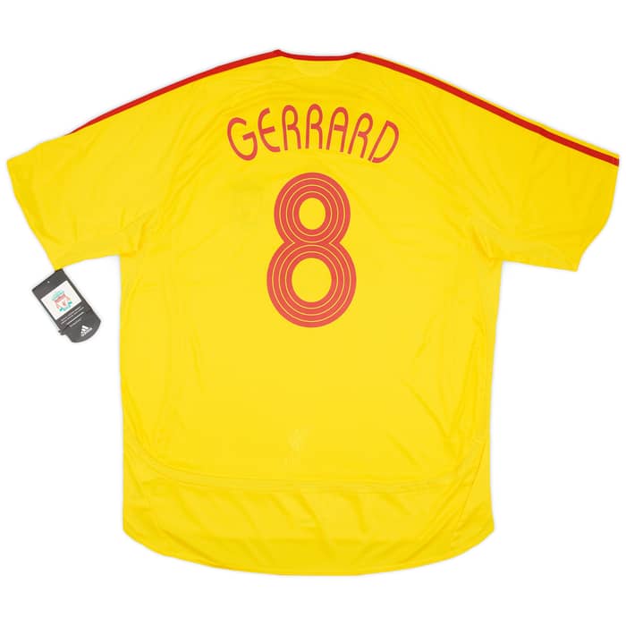 2006-07 Liverpool Away Shirt Gerrard #8 (XL)