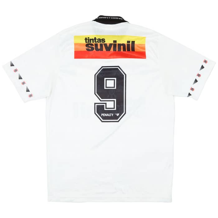 1995 Corinthians Home Shirt #9 - 9/10 - (M)