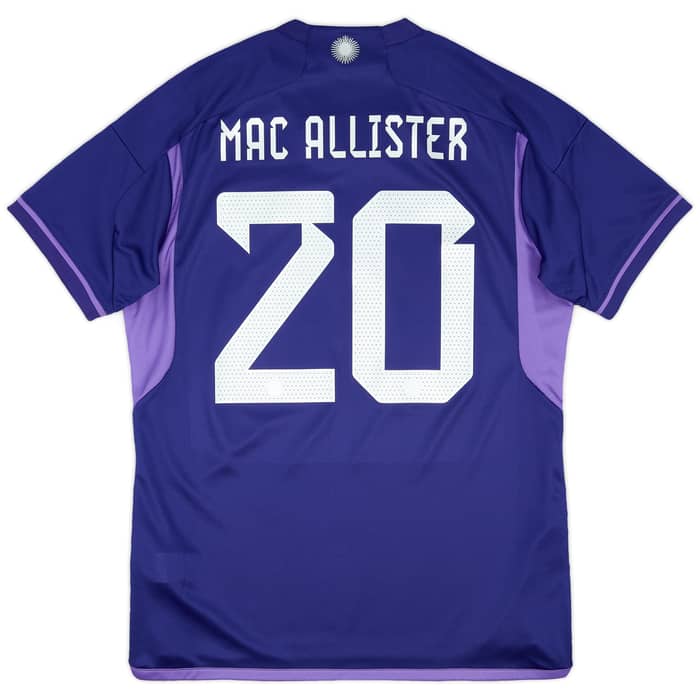 2022-23 Argentina Away 'vs Poland' Shirt Mac Allister #20