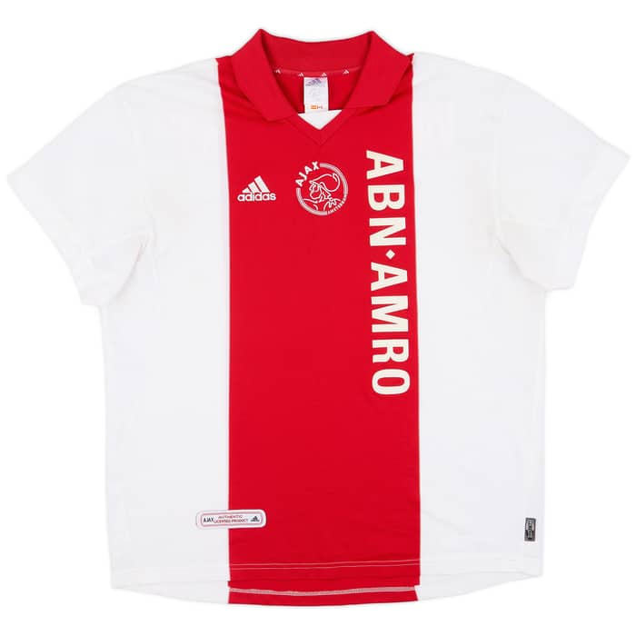 2000-01 Ajax Centenary Home Shirt Van Der Vaart #23 - 8/10 - (XL)