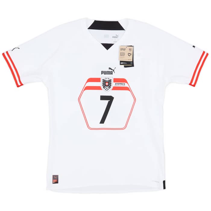 2022-23 Austria Player Issue Away Shirt Arnautovic #7